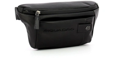 Shop Piquadro Designer Men's Bags Black Urban Men's Belt Bag