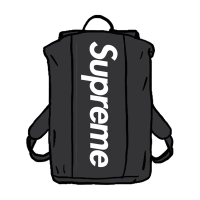 Pre-owned Supreme  Waterproof Reflective Speckled Backpack Black