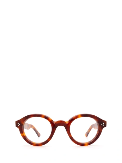 Shop Lesca La Corbs Optic Blond Glasses