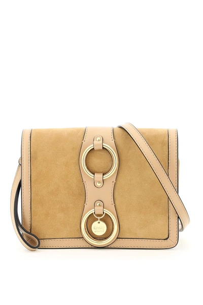 Shop See By Chloé Roby Shoulder Bag In Coconut Brown (beige)