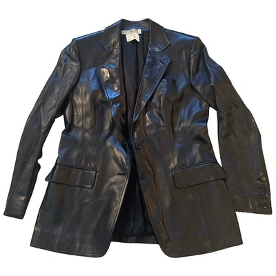 Pre-owned Givenchy Black Leather Jacket