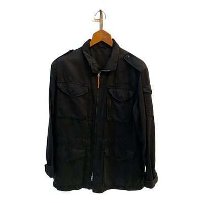 Pre-owned Baldessarini Linen Vest In Black