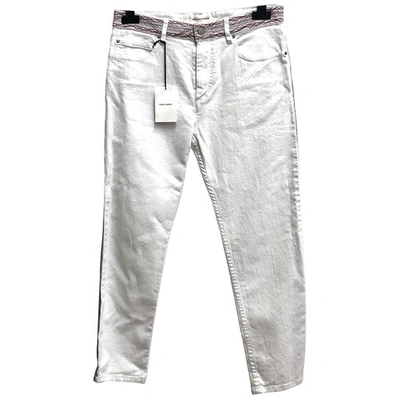 Pre-owned Isabel Marant White Denim - Jeans Trousers