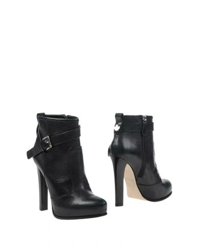 Shop Dsquared2 Ankle Boots In Dark Green