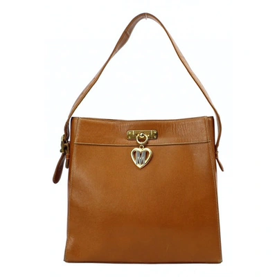 Pre-owned Moschino Cheap And Chic Brown Leather Handbag