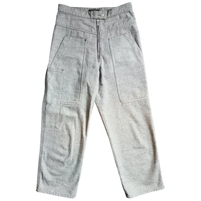 Pre-owned Isabel Marant Grey Denim - Jeans Trousers