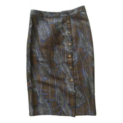 Pre-owned Chloé Stora Mid-length Skirt In Brown