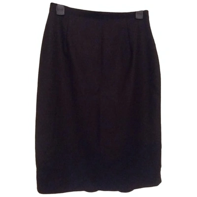 Pre-owned Marella Anthracite Wool Skirt