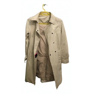 Pre-owned Zadig & Voltaire Beige Cotton Trench Coat