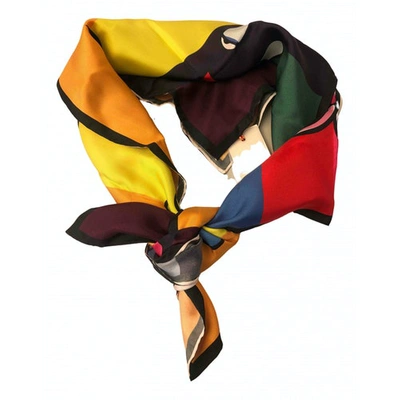 Pre-owned Mira Mikati Silk Handkerchief In Multicolour
