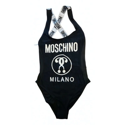 Pre-owned Moschino Black Lycra Swimwear
