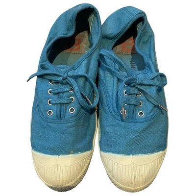 Pre-owned Bensimon Turquoise Cloth Trainers