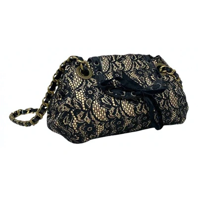 Pre-owned Moschino Cheap And Chic Black Cloth Handbag