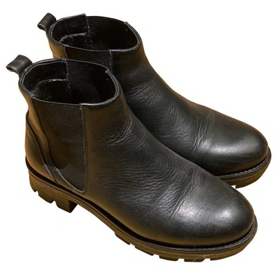 Pre-owned Royal Republiq Black Leather Boots