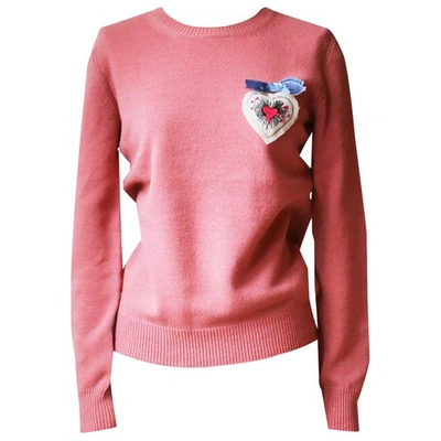 Pre-owned Gucci Pink Wool Knitwear