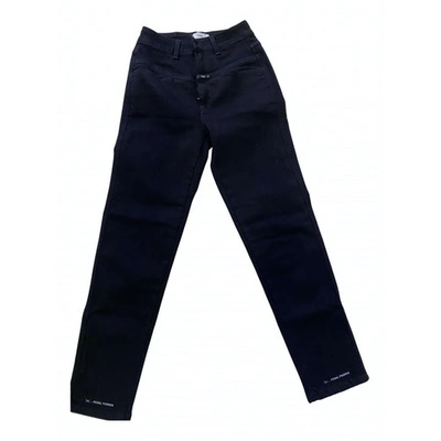 Pre-owned Closed Black Cotton - Elasthane Jeans