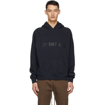 Ssense exclusive navy logo hoodie new arrivals