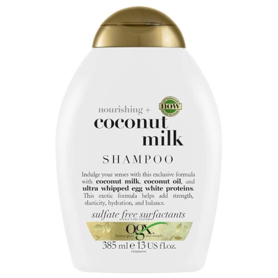 Shop Ogx Nourishing+ Coconut Milk Shampoo 385ml
