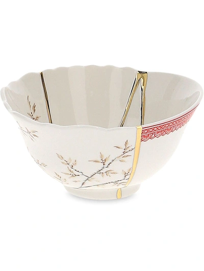 Seletti Crack Detail Bowl In White