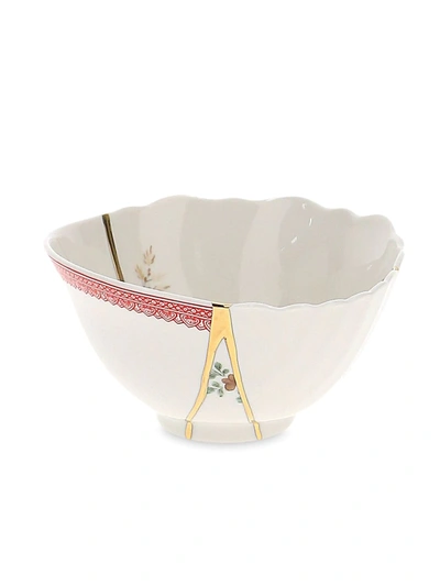 Shop Seletti Crack Detail Bowl In White