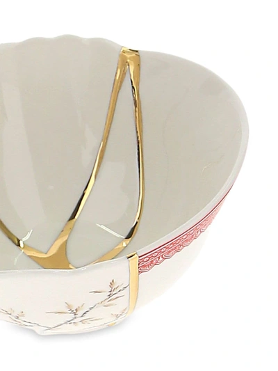 Shop Seletti Crack Detail Bowl In White