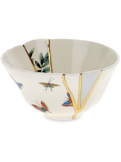 Shop Seletti Crack Detail Bowl In White