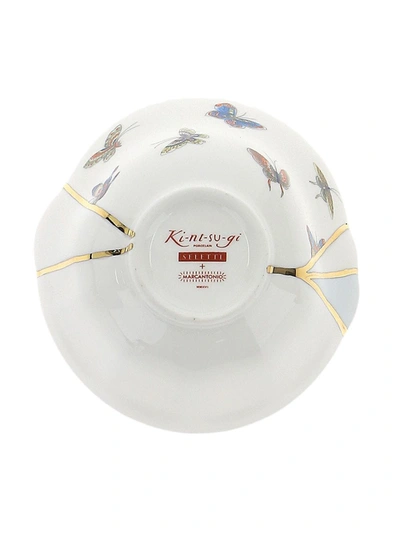 Seletti Crack Detail Bowl In White