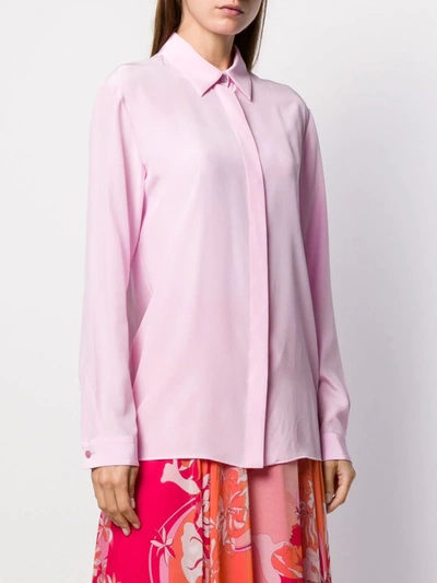 Shop Emilio Pucci Button Front Shirt In Pink
