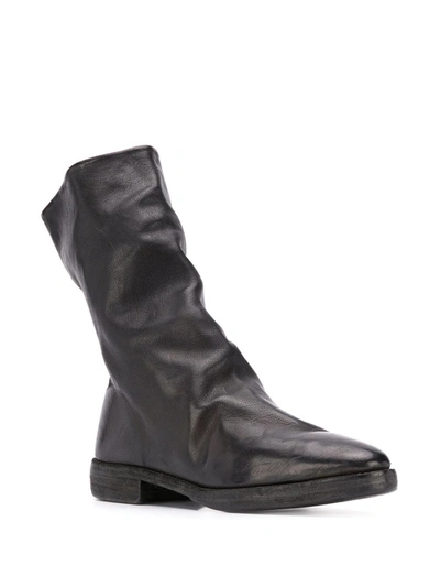 Shop Guidi Pull-on Boots In Black