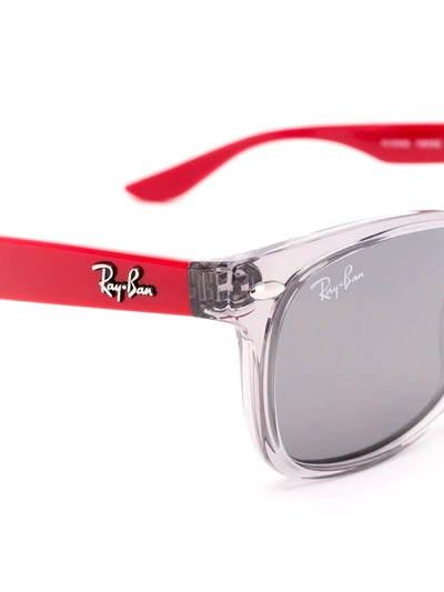 Ray-ban Junior Square Frame Sunglasses In Red