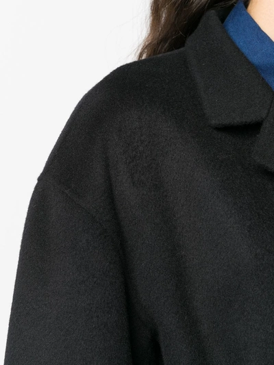 Shop Filippa K Alexa Belted Coat In Black