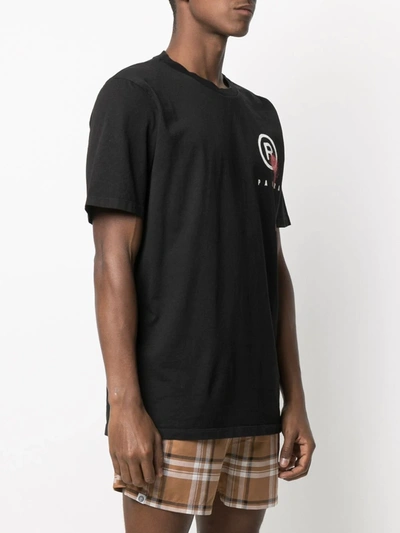 Shop Paura Ntf Logo Print T-shirt In Black