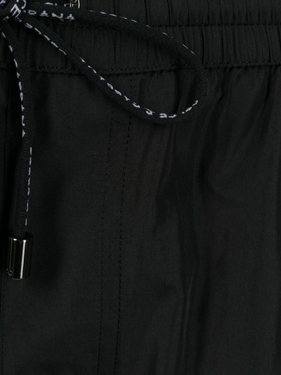 Shop Dolce & Gabbana Logo-patch Swim Shorts In Black
