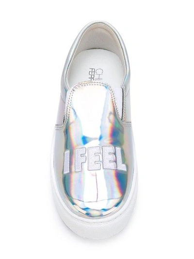 Shop Chiara Ferragni 'i Feel' Slip-on Sneakers