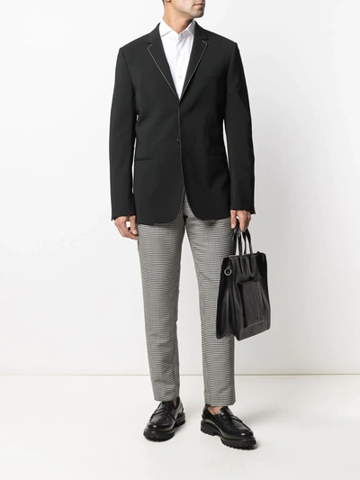 Xacus Spread-collar Cotton Shirt In White