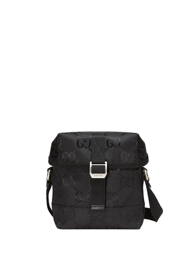 Shop Gucci Gg Supreme Canvas Messenger Bag In Black