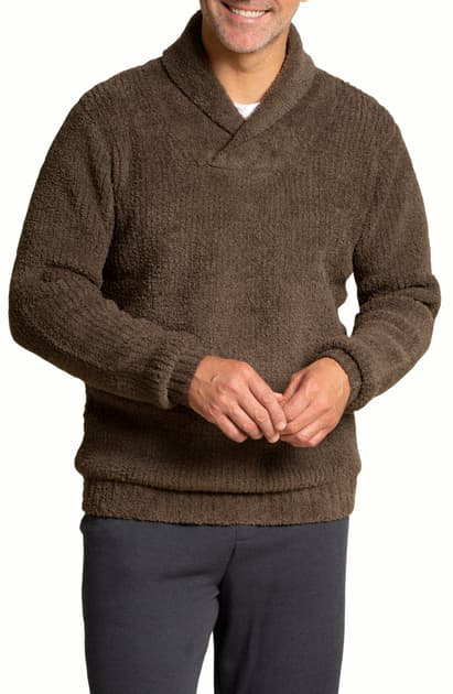 barefoot dreams shawl collar cardigan