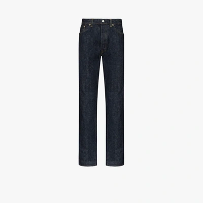 Shop Orslow 105 Standard Regular Fit Jeans In Blue