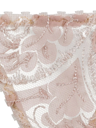 Shop Belle Et Bon Bon Ophelia Lace Thong In Pink