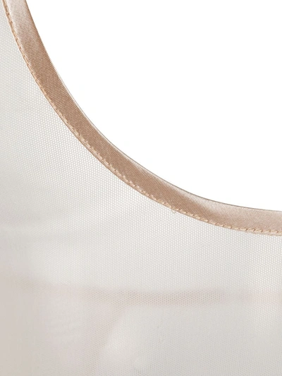 Belle Et Bon Bon Ophelia Sheer Bodysuit In Neutrals
