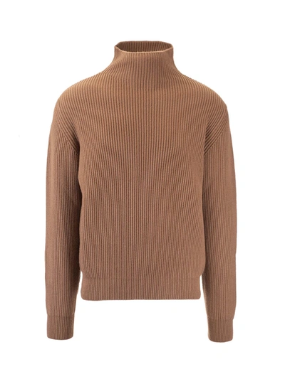 Shop Loro Piana Cashmere Pullover In Brown