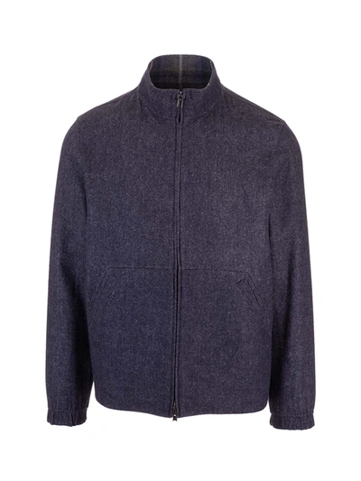 Shop Loro Piana Cashmere Jacket In Grey