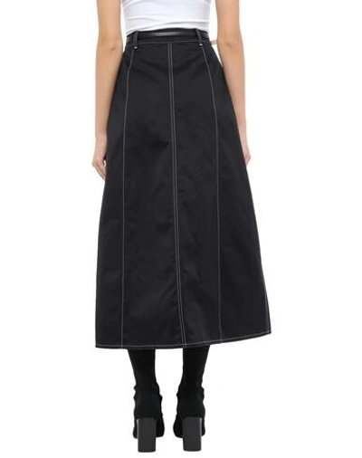 Shop Georgia Alice Woman Midi Skirt Black Size 8 Cotton