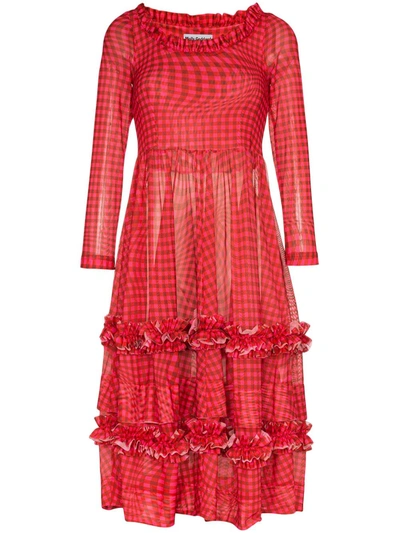 Shop Molly Goddard Grace Kelly Tulle Dress In Pink