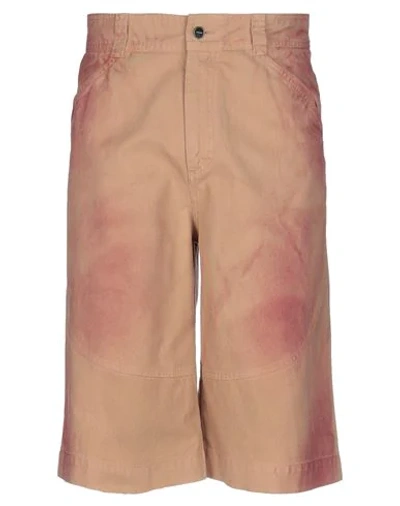 Shop Jacquemus 3/4-length Shorts In Sand