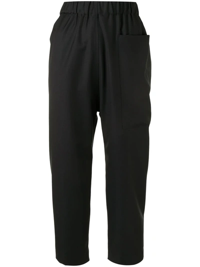 Sofie D'hoore Cropped Straight-leg Trousers In Black
