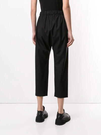 Sofie D'hoore Cropped Straight-leg Trousers In Black