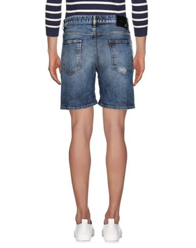 Shop Just Cavalli Denim Shorts In Blue