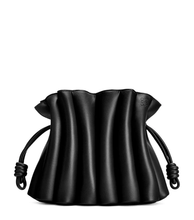 Shop Loewe Leather Flamenco Ondas Clutch Bag