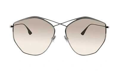 Shop Dior Cd Stellaire4 010 Sq Pilot Sunglasses In Gold